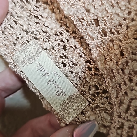 NWT Altar'd State Small/Medium Open back sweater Dusty pink - Picture 4 of 7